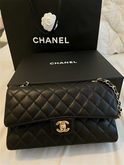 chanel camel classic flap